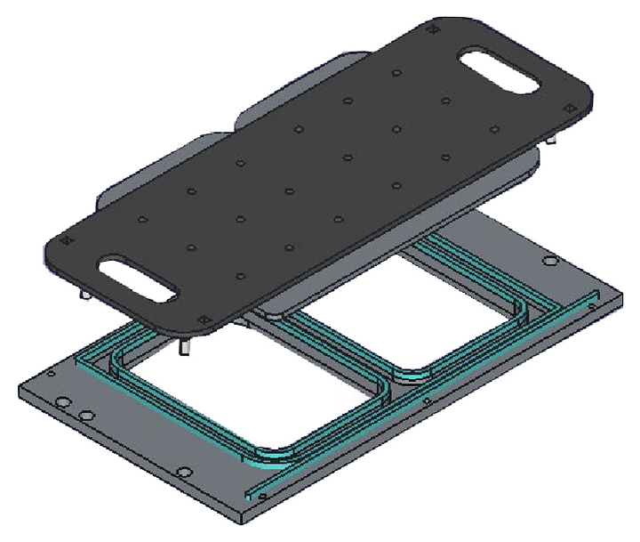 Форма VASSILII № 4048 187x137 мм ( с контурной обрезкой, раздельная вырубка)