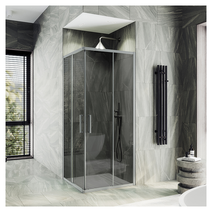 Уголок душевой MaybahGlass MGY-1348-5 100х100х195 см