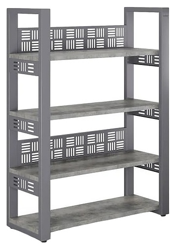 Стеллаж открытый КОБОР SO4-60/36 graphite/chicago