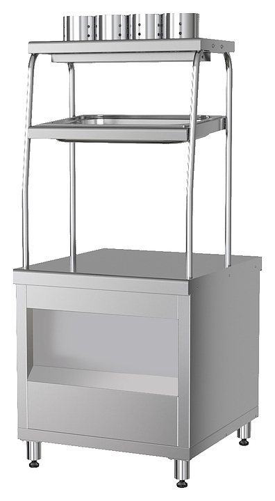 Прилавок столовых приборов Марихолодмаш ППСХ6 с хлебницей