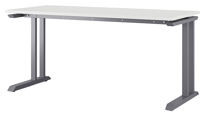 Стол офисный КОБОР L1-100/80 graphite/premium