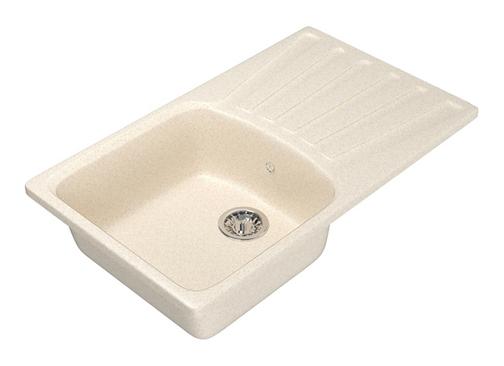 Мойка кухонная Mixline ML-GM20 (328) 48х83 см, бежевая