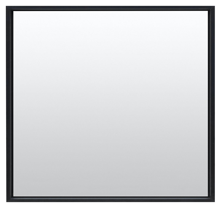 Зеркало De Aqua Алюминиум 80 80х75 см с LED подсветкой, черное