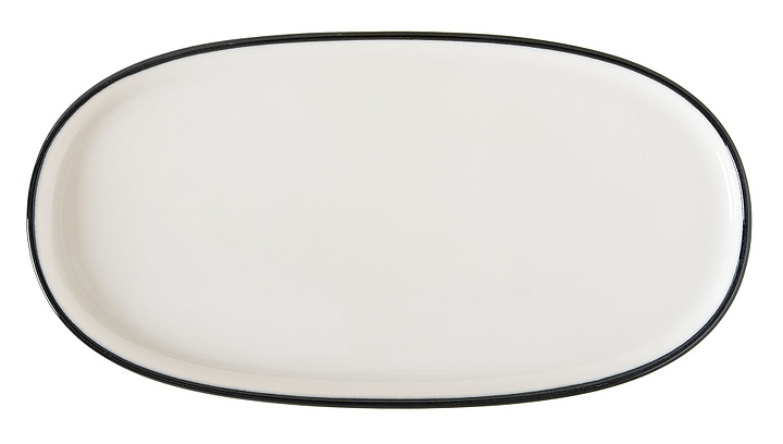 Блюдо для подачи Bonna Линеа Черный Хюгге 77232 250х190 мм