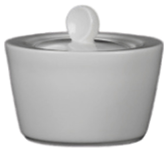 Сахарница с крышкой Corone White LQ-QK15021 95х95х80 мм