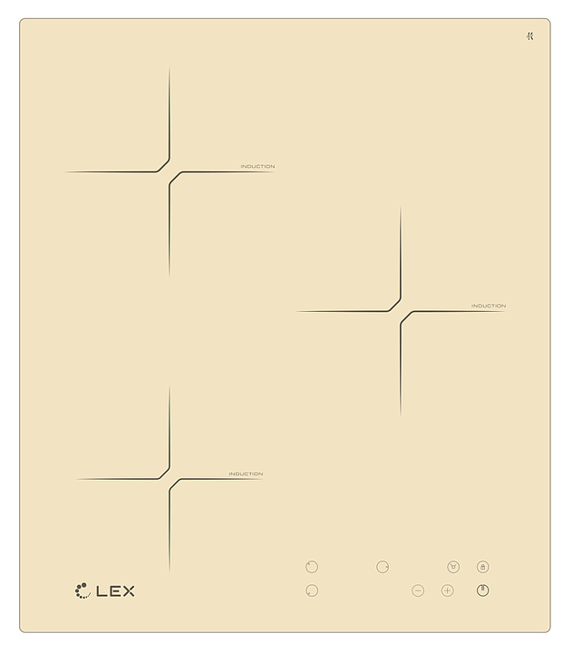 Панель варочная Lex EVI 430 слоновая кость