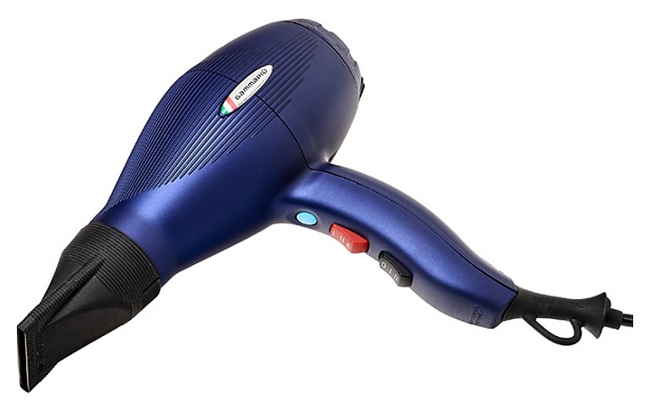 Фен Gamma Piu E-T-C Light Turbo Compressor Tormalionic HD-NA4021MP синий матовый