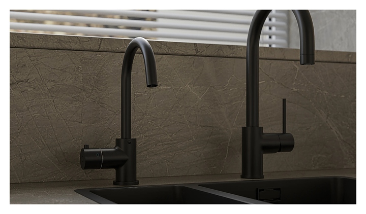 Система мгновенного кипячения воды 2 в 1 ArtisanTech AquaHot 3300 BM, черный матовый