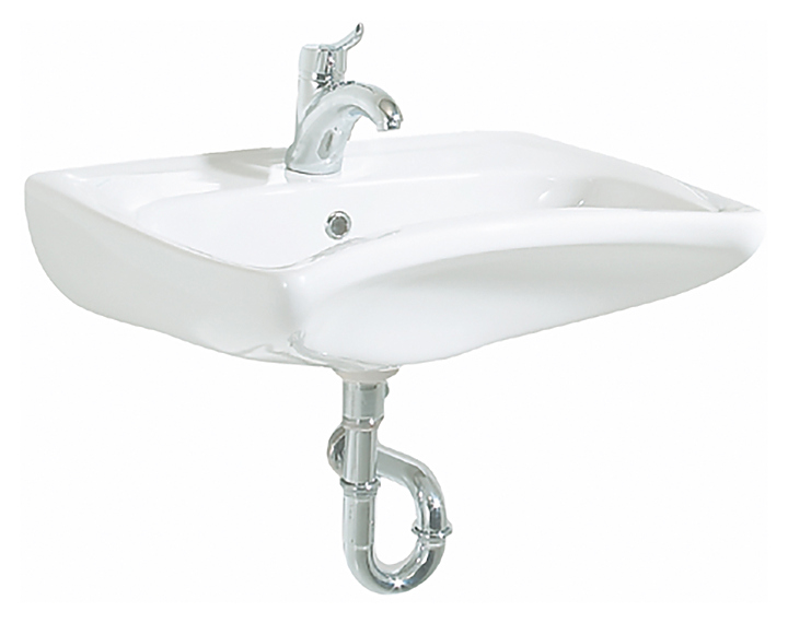 Раковина подвесная для людей с ограниченными возможностями Creavit BD060-00CB00E-0000 60х49 см, фарфор, белая