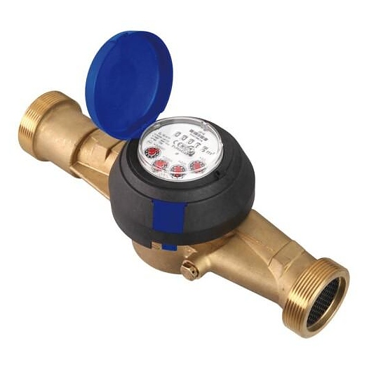 Счётчик холодной воды крыльчатый одноструйный Ду 25 Ру16 Qn=3,5 м3/час 50С L=260мм резьба Б/К ВСХН Тепловодомер