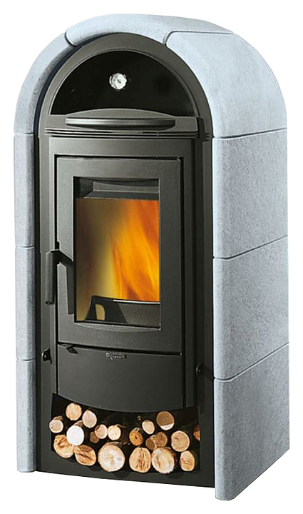 Дровяная печь-камин La Nordica Stefany Forno натуральный камень