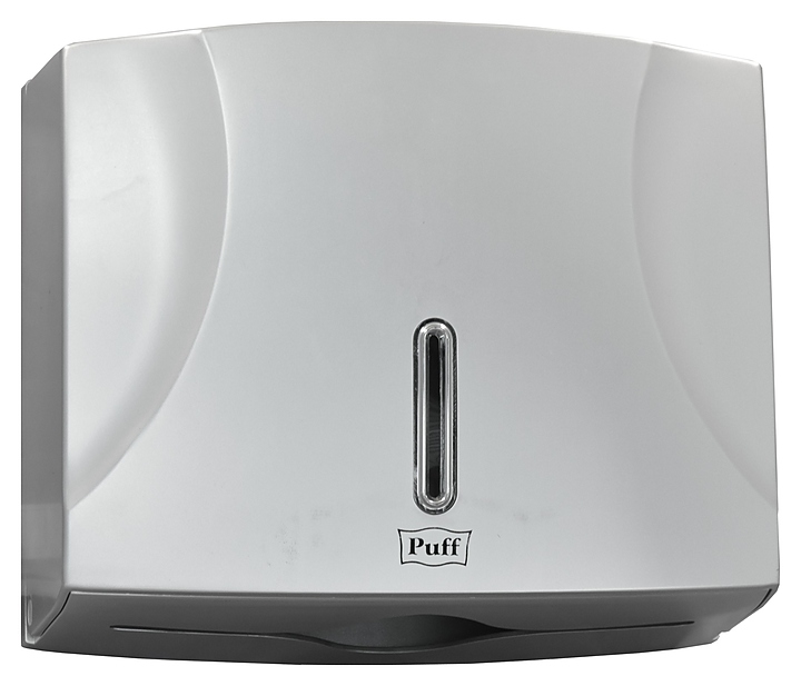 Диспенсер для бумажных полотенец Puff 5125S хром глянцевый, с ключом