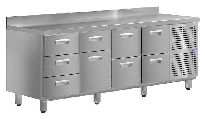 Стол холодильный KAYMAN КСХ-3422/70 (9 ящиков)