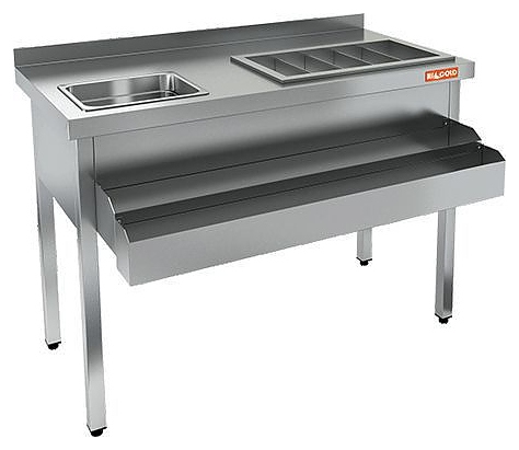 Барная станция HICOLD НКС-10/6БК с бортом