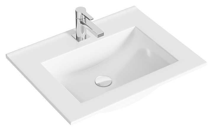 Раковина Aqwella Quadro 60 27181 61x47 см, керамика
