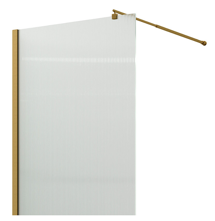 Душевое ограждение Wasserkraft Rur 30W40BG-FL 2000х1200 мм матовое золото