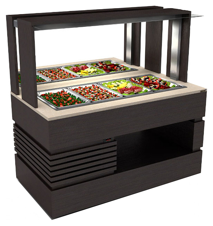 Буфет с охлаждаемой ванной Техно-ТТ БОВ-123/1286ДН