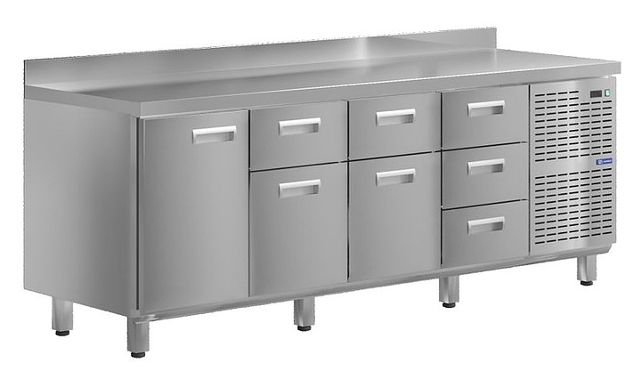 Стол холодильный KAYMAN КСХ-1443/60 (1 дверь, 7 ящиков)