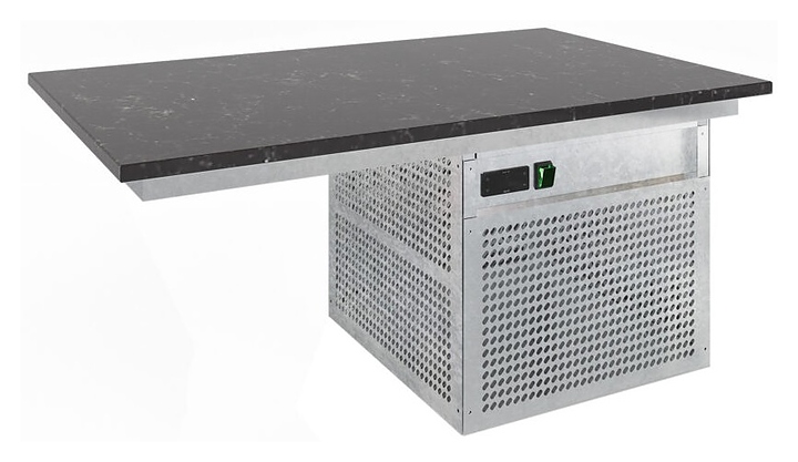 Поверхность холодильная встраиваемая Finist STATIC table ПХВкм-15/6 с кварцевым агломератом