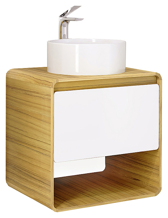 Тумба под раковину Jorno Ronda 65 Ron.01.65/P/D-W 65 см