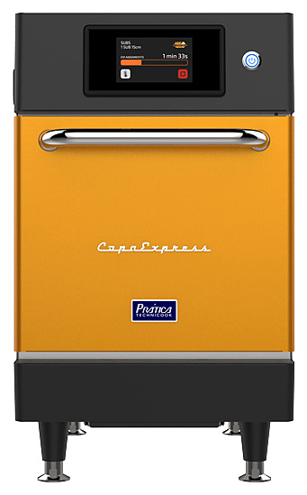Печь высокоскоростная Pratica Copa Expres﻿s 2 магнетрона оранжевая, 380В