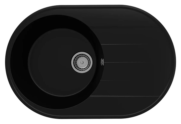 Мойка кухонная ULGRAN Quartz Nora 750-07 уголь