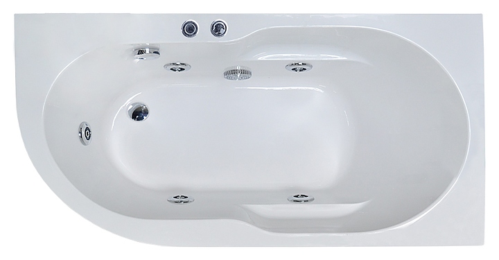 Ванна гидромассажная Royal Bath AZUR STANDART RB614202ST-R 160x80x60 см, акрил