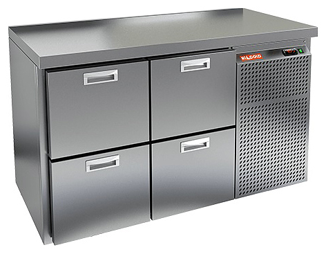 Стол холодильный HICOLD GN 22 BR2 TN O без борта