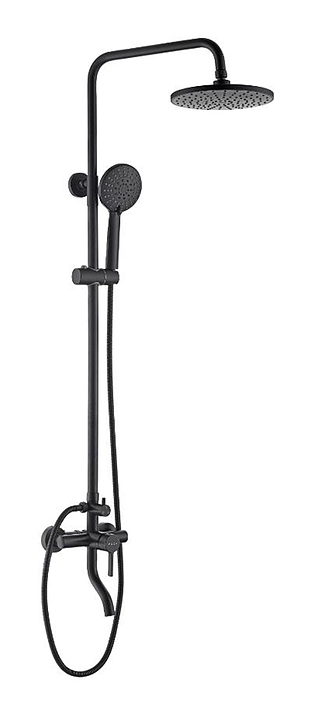 Система душевая VODA Vessel Black VST3000BL