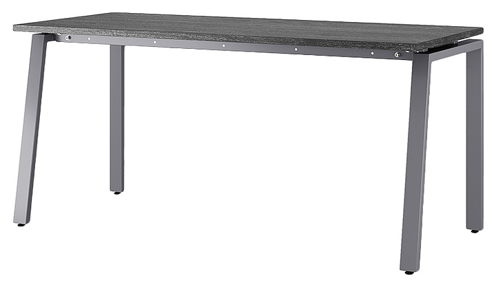 Стол офисный КОБОР AB-120/60 graphite/glazed