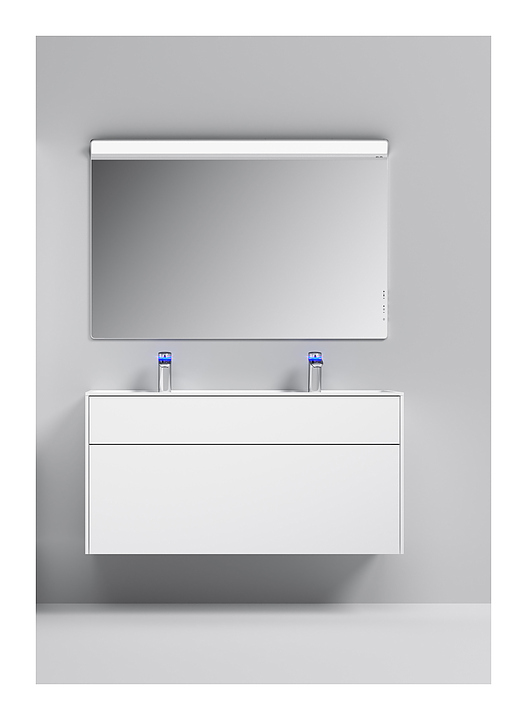 Гарнитур AM.PM Inspire 2.0 20923 120 см, 3 предмета, белый матовый