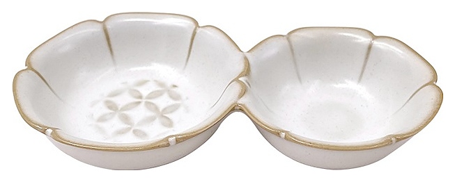 Менажница Roomers Tableware L9746-CREAM 20 мл 11,2х6,5 см h=2 см (каменная керамика)