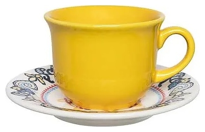 Чайная пара Oxford FLOREAL Shape LA POLLERA 75365 J071-6810 (чашка 200мл и блюдце 15см)