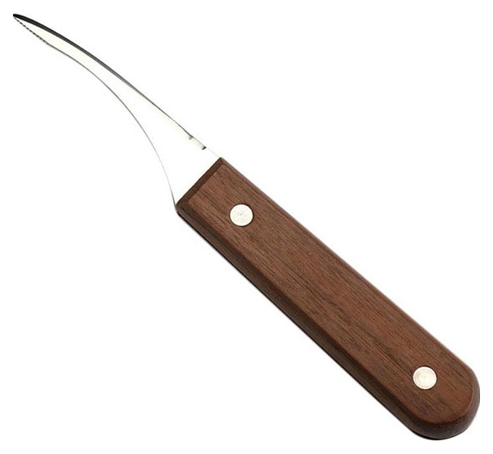 Нож для креветок P.L. Proff Cuisine KW-SFPN0001 l=7/17 см (нерж. сталь) с деревянной рукояткой