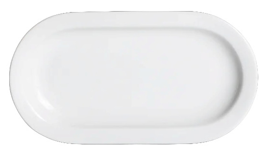 Тарелка Loveramics Er-go! Oval Plate D101-14B 18 см, белый (White)