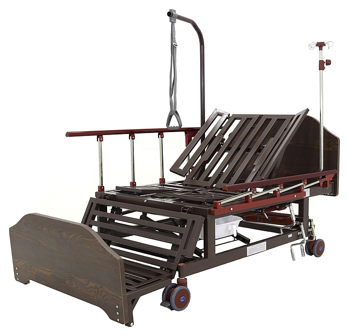 Кровать медицинская механическая Med-Mos Е-45А (ММ-5124Н-01) с РУ