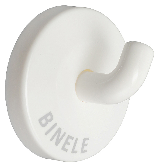 Крючок для одежды BINELE sHook HS01PW белый