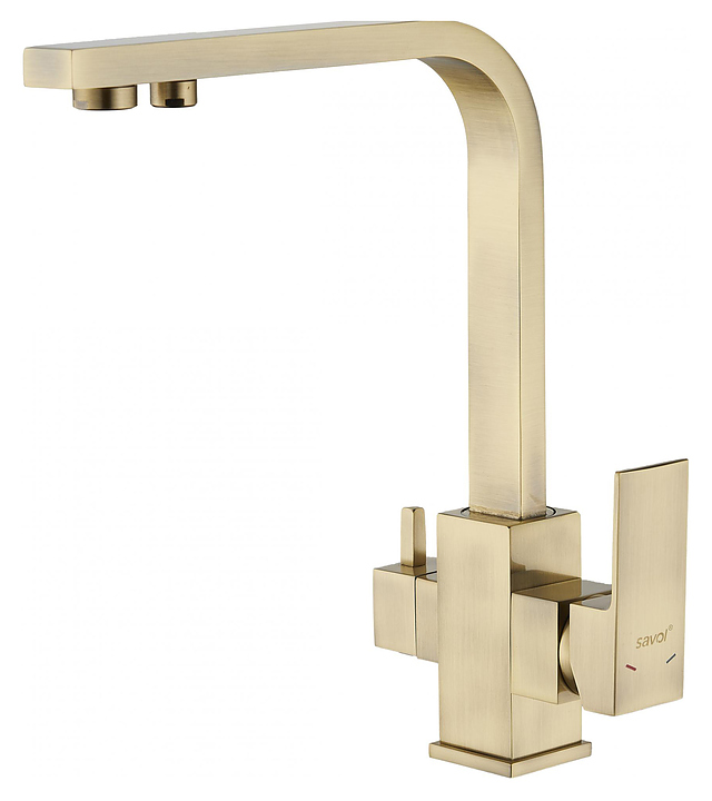 Смеситель для кухни Savol S-L1807C бронза