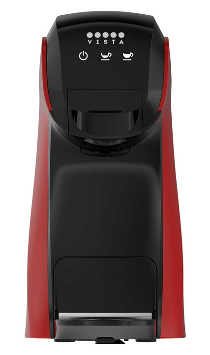 Капсульная кофемашина Vista Teano DNS400 R 1450 Вт красный, черный
