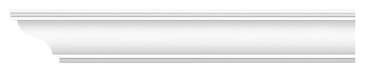 Плинтус потолочный гладкий Decomaster DP 205 (50x50x2400 мм)