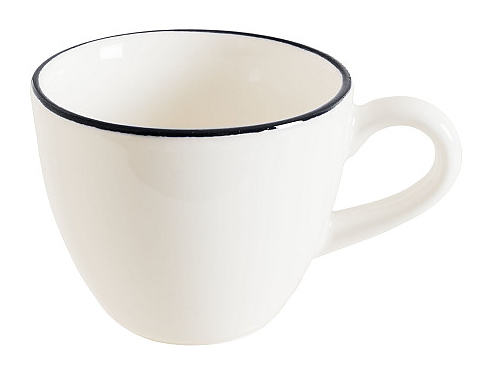 Чашка кофейная Bonna Линеа Черный Гурмэ 77969 d 65 мм h 53 мм