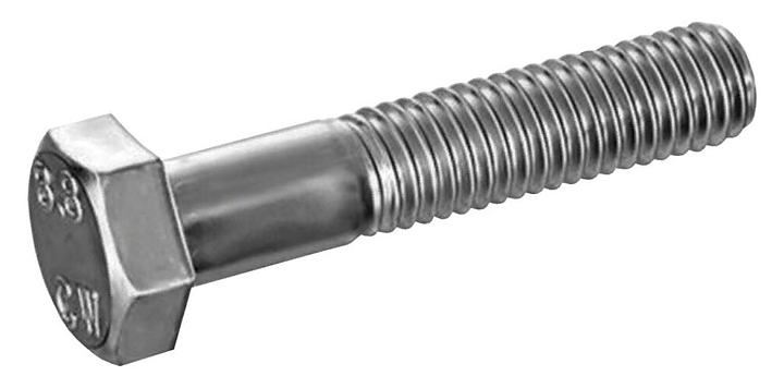 Болт стальной Россия М24х90 (0.438 кг/шт) вес ГОСТ 7798-70 (DIN 931)