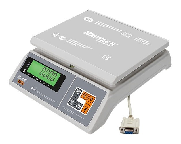 Весы настольные Mertech M-ER 326 FU-15.1 LCD RS-232 без АКБ