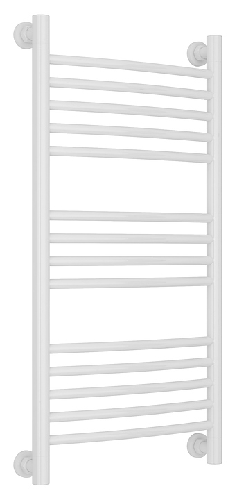 Полотенцесушитель водяной Сунержа Богема+ 80x40 см с выгнутой перемычкой, белый