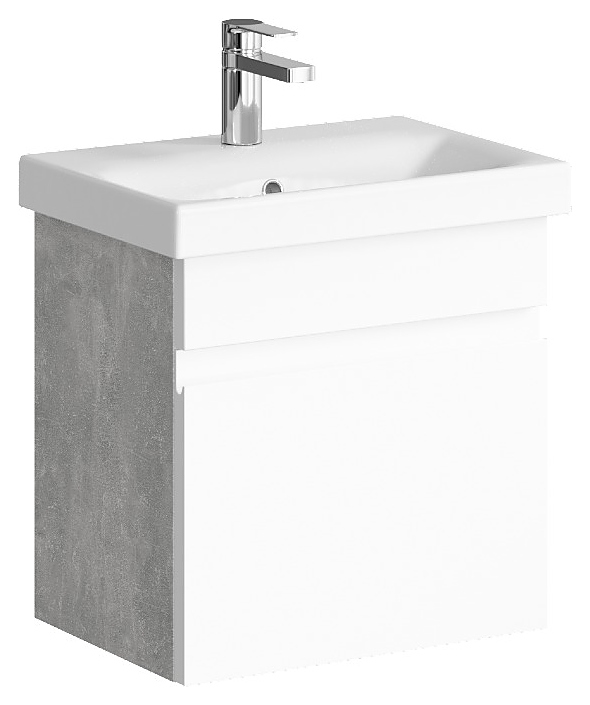 Тумба Aqwella Smart SRT0105BS 46 см, бетон светлый