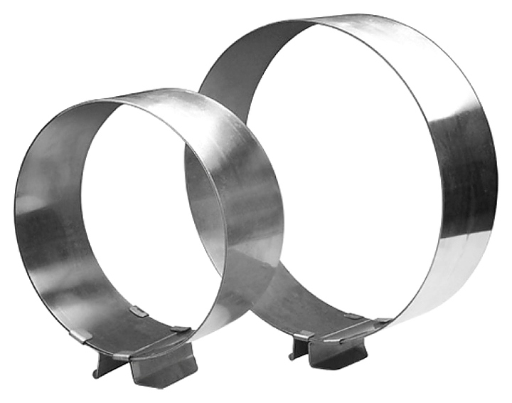 Форма кондитерская Техно-ТТ кольцо раздвижное 200х400х65 мм нерж. сталь