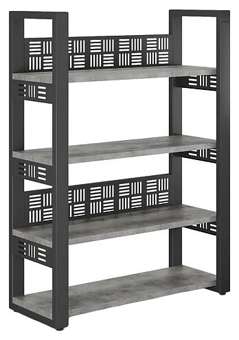 Стеллаж открытый КОБОР SO4-80/36 black/chicago