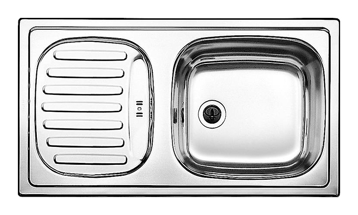 Кухонная мойка Blanco FLEX mini нерж. сталь декор