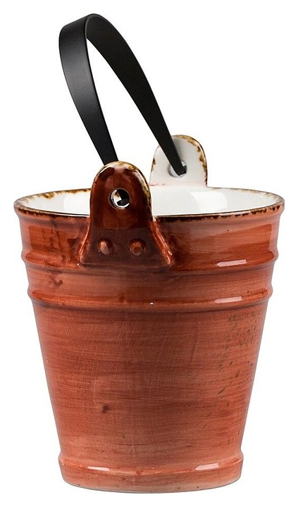 Ведро сервировочное P.L. Proff Cuisine Organica Spicy TX21176-H281 600 мл 11,5х12 см (фарфор)
