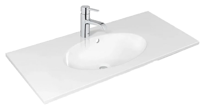 Раковина ЭСТЕТ Вегас 100 ФР-00000994 100х45х13,5 см, литьевой мрамор